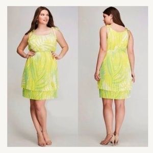 Lane Bryant Neon Plus Size Tropical Summer Dress